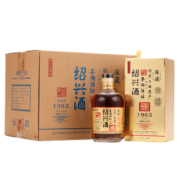 古越龙山绍兴黄酒 鉴湖酒坊十五 三十年库藏手工黄酒15年 680ml*6 整箱??