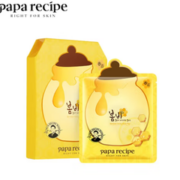Papa recipe 春雨 黄春雨pro蜂蜜补水面膜6片 韩国进口