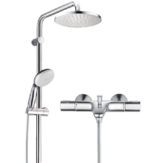 plus会员：高仪（GROHE） 进口恒温花洒套装 淋浴花洒200MM顶喷 空气注入手持套装26452001