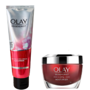 plus会员、概率券:玉兰油（OLAY）大红瓶套装 洁面100g+金纯面霜50g