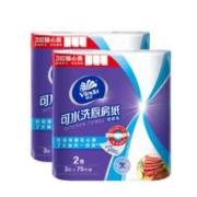 百亿补贴12.8维达立体美可水洗厨房卷纸4卷