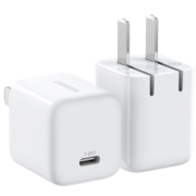 绿联小金刚苹果充电器iPhone15充电头PD20W快充USB/Type-C折叠插头适用苹果14ProMax13/12/11/iPad手机