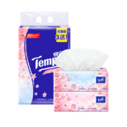 需首购，需弹卷：Tempo 得宝 抽纸 樱花味4层加厚90抽*4包