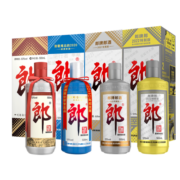 郎酒 郎牌郎酒 年份纪念版 酱香型白酒 经典  53度 组合套装 500ml*4瓶