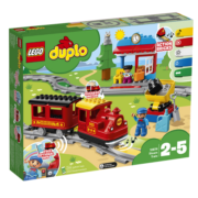 乐高（LEGO）积木 得宝DUPLO 早教玩具大颗粒智能拼装宝宝男孩女孩生日礼物 10874 得宝智能蒸汽火车