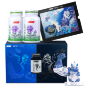 BYHEALTH汤臣倍健海外版奇蓟礼盒奶蓟草夜肝片120片*2瓶 TOPTOY联名大力招财盲盒送礼