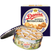 皇冠（danisa）丹麦曲奇饼干681g礼盒装 休闲零食 七夕礼盒 爱意送礼 印尼进口