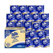 PLUS会员：维达（Vinda）卷纸 蓝色经典200克27卷*4件