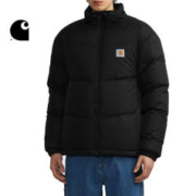 10日20点、寒流来了：carhartt WIP 双面穿羽绒外套男装经典LOGO标签口袋衔缝纹222034J