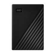 西部数据(WD) 1TB 移动硬盘 USB3.0 My Passport随行版2.5英寸 黑 机械硬盘 手机笔记本电脑外接存储 兼容Mac