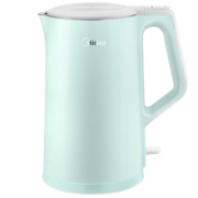 美的（Midea） 热水壶 304不锈钢 电水壶 聚水环不溅烫1.7L大容量电热烧水壶 1.7L快速沸腾双层防烫