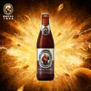 范佳乐 教士啤酒 黑啤450ml*24瓶 送白啤500ml*18听+酒杯