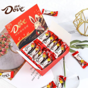 Dove 德芙 丝滑牛奶巧克力 4.5g*30颗*2件
