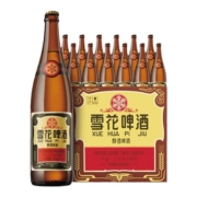 雪花啤酒经典老雪花640ml*12大瓶装整箱夺命12度官方正品