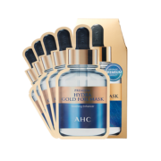 AHC黄金锡纸蒸汽补水面膜 5片/盒 韩国进口 保湿  生日礼物 护肤品