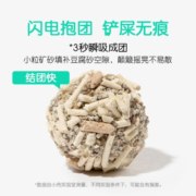 小壳猫殿下混合猫砂 豆腐原木矿三拼混合 低尘结团可冲厕所2.4kg 6L*8袋