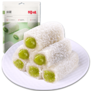 PLUS会员、概率劵：百草味 抹茶味夹心麻薯 210g/袋