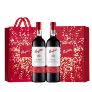 20点开始、PLUS会员：Penfolds 奔富 礼赞系列178周年 加州赤霞珠干红葡萄酒 750ml 双支礼盒装