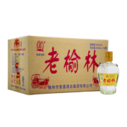 老榆林【酒厂直供】酒高度浓香型白酒240mL固态法酿造粮食酒陕西特产 45度整箱12瓶装