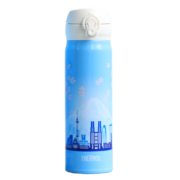 Thermos膳魔师保温杯保冷杯 500ml 不锈钢车载水杯旅行便携学生杯子礼物 JNL-500-TKY 东京款