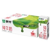 蒙牛 全脂纯牛奶 200ml×24盒*2提装