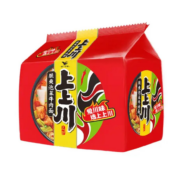 概率券、PLUS会员：Uni-President 统一 上上川脆爽泡菜牛肉面120g*5袋五连包