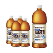 SUNTORY 三得利 无糖乌龙茶 1.25L*4瓶装瓶大瓶装茶多酚茶饮料