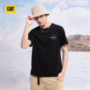 CAT 卡特彼勒 卡特秋冬新款男士coolmax印花户外休闲百搭短袖T恤商场同款