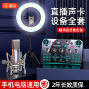 金运 V20声卡直播套装主播直播专用唱歌高级变声器麦克风话筒