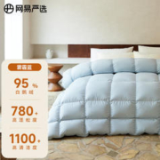 YANXUAN 网易严选 95%白鹅绒抗菌羽绒被春秋四季被雾霾蓝色200