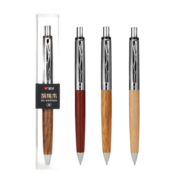 爱好（AIHAO）原木自动铅笔高端商务办公低重心 M6 0.5胡桃木1支