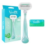 京东PLUS：Gillette 吉列 女士脱毛刀 芦荟款 1刀架+2刀头