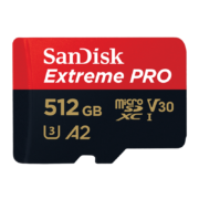 plus会员、有券上：闪迪 A2 512GB TF（MicroSD）存储卡 V30 U3 4K