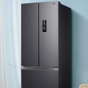 Midea 美的 325升一级能效双变频法式多门四开门小型家用电冰箱超薄风冷无霜节能低噪BCD-325WFPM(E)