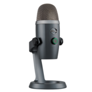 罗技（Logitech）Blue Yeti Nano小雪怪USB麦克风专业电容话筒K歌录音主播直播 魅影灰