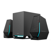 漫步者（EDIFIER）HECATE G1500MAX电脑音箱 2.1游戏电竞音响低音炮 蓝牙5.3家用桌面台式机 黑色【2.1声道】