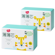 五羊（FIVERAMS）拉拉 薄薄芯婴儿尿不湿宝宝透气轻柔婴儿裤薄薄芯超薄干爽 纸尿裤XL码92片