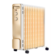 美的（Midea）"金缕衣"取暖器家用/电暖器/电暖气片/加湿烘衣/13片大面积取暖器/电热油汀取暖器NY2213-18GW