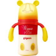 贝亲（Pigeon）迪士尼 自然实感第3代 PPSU彩绘奶瓶240ml（M号） 经典维尼 AA233