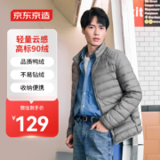 京东百亿补贴：京东京造 轻薄立领羽绒服男 多色可选