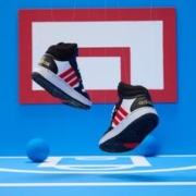 adidas 阿迪达斯 官方outlets阿迪达斯HOOPS MID 3.0 AC男婴童魔术贴学步鞋