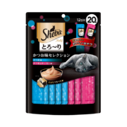 plus会员：Sheba 希宝 京东会员希宝猫零食成猫猫条海陆奢享+鲣鱼及三文鱼味12g*20条舔食软包量贩装