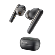 缤特力（PLANTRONICS）Voyager Free 60+ UC真无线蓝牙降噪耳机 蓝牙5.3 超长续航 防尘防水 支持无线充电   黑色