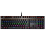 雷柏（Rapoo） V500PRO 有线背光机械键盘 104键全尺寸全键无冲键盘