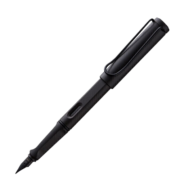 凌美（LAMY）钢笔safari狩猎系列磨砂黑单只装德国进口 F0.7mm送礼礼物 黑色 1