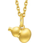 周生生黄金足金文化小品葫芦吊坠男女款不含链92039P计价0.8克