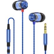SoundMAGIC 声美E10有线耳机入耳式高音质音乐耳塞3.5mm圆孔 蓝色