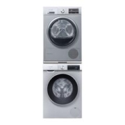 SIEMENS 西门子 WG52A1X80W+WT47W5681W 热泵式洗烘套装 银色