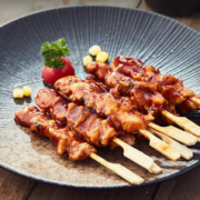 大成食品 日式炭烤 鸡腿肉串 照烧味 270g 十串