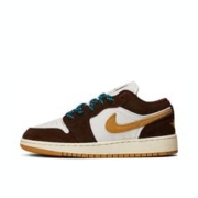 AIR JORDAN 1 LOW 翻毛皮轻盈 男中大童篮球鞋
